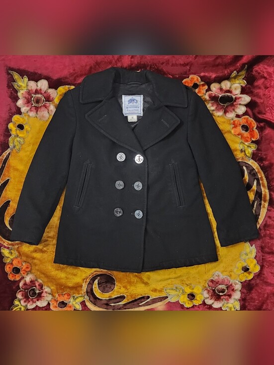 U.S. Military Jackets & Blazers - Quarter Deck Collection Women's Black Double-Breasted Pea Coat